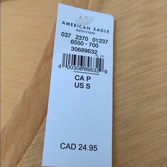 American Eagle Tangerine Tee - Picture 3 of 7